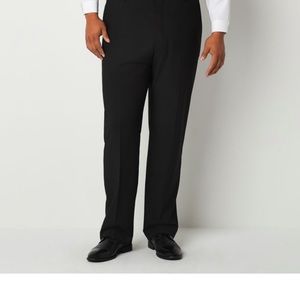 Mens Big and Tall Stretch Fabric Regular Fit Suit Pants